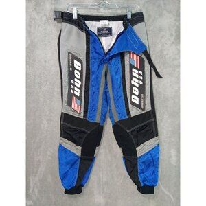 Bohn Pants 30 Blue Body Protection Armor Nylon Motorcycle Riding Biker Motocross